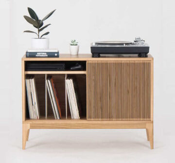Retro Record Player Storage